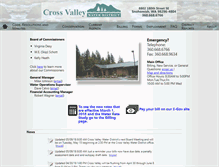 Tablet Screenshot of crossvalleywater.net